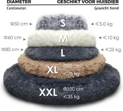Topmast Fluffy Donut - Dierenmand - Donut Hondenmand - Camel - 40 Cm -Honden Benodigdheden Verkoop 1200x1089 4
