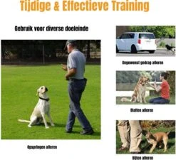 W&Z® Anti Blafband Inclusief Afstandsbediening- 3-60KG - Diervriendelijk - Zonder Schok - Vibratie/Audio/Licht - Anti Blaf Band - Water Bestendig -Honden Benodigdheden Verkoop 1200x1092 2