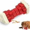 3-in-1 Hondenkauwbot - Gebitsverzorging - IQ Training - Voedsel Afgifte Functie - Geometrisch Ontwerp - Duurzaam & Milieuvriendelijk - Kauwbot - Honden - Hondenbot - Rood -Honden Benodigdheden Verkoop 1200x1093 6