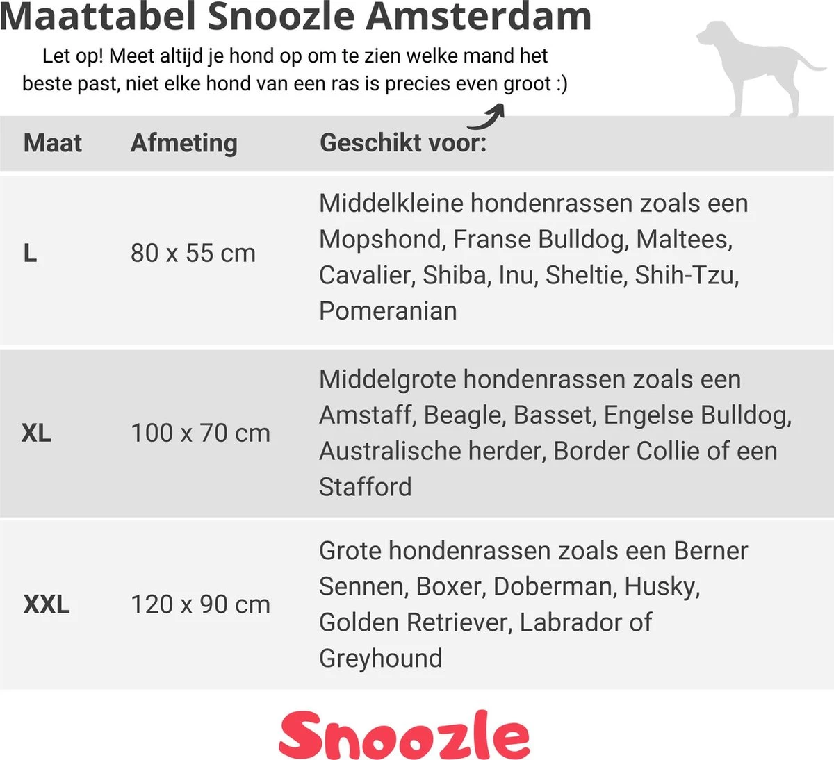 Snoozle Orthopedische Hondenmand - Zacht En Luxe Hondenkussen - Hondenbed - Wasbaar - Hondenmanden - 100 X 70 Cm - Stormy Grey 6 Snoozle Orthopedische Hondenmand - Zacht En Luxe Hondenkussen - Hondenbed - Wasbaar - Hondenmanden - 100 X 70 Cm - Stormy Grey - Afbeelding 4