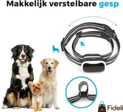 Fideli Anti Blafband - Zonder Schok - Grote En Kleine Honden - Oplaadbaar - LED Verlichte Band -Honden Benodigdheden Verkoop 1200x1095 3