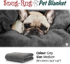 Snug-Rug Huisdier Deken Voor Honden En Katten – Small Slate Grey Kattendeken Hondendeken – Vetbed Hond Bench Bank Fleece Kat Dierendeken Kattendekentjes Kattendekentje Dierenmat Hondenmat Plaid Kattendekens Kattenplaid -Honden Benodigdheden Verkoop 1200x1099 1