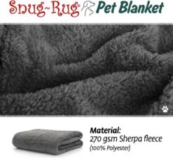 Snug-Rug Huisdier Deken Voor Honden En Katten – Small Slate Grey Kattendeken Hondendeken – Vetbed Hond Bench Bank Fleece Kat Dierendeken Kattendekentjes Kattendekentje Dierenmat Hondenmat Plaid Kattendekens Kattenplaid -Honden Benodigdheden Verkoop 1200x1099 2