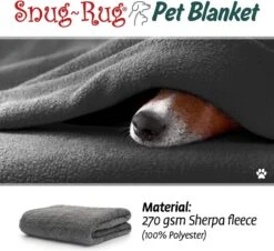 Snug-Rug Huisdier Deken Voor Honden En Katten – Small Slate Grey Kattendeken Hondendeken – Vetbed Hond Bench Bank Fleece Kat Dierendeken Kattendekentjes Kattendekentje Dierenmat Hondenmat Plaid Kattendekens Kattenplaid -Honden Benodigdheden Verkoop 1200x1099 3