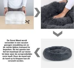 Hondenmand Donut – 70 Cm - Honden Mand – Pluche – Fluffy – Extra Zacht - Kattenmand - Hondenkussen – Kattenkussen – Bed - Wasbaar Met Rits – Hondenmanden – Rond – Bank – Grijs - Qwality 20 Hondenmand Donut – 70 Cm - Honden Mand – Pluche – Fluffy – Extra Zacht - Kattenmand - Hondenkussen – Kattenkussen – Bed - Wasbaar Met Rits – Hondenmanden – Rond – Bank – Grijs - Qwality -Honden Benodigdheden Verkoop 1200x1104 1