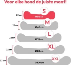 Snoozle Donut Hondenmand - Zacht En Luxe Hondenkussen - Wasbaar - Fluffy - Hondenmanden - 50cm - Grijs -Honden Benodigdheden Verkoop 1200x1110 5