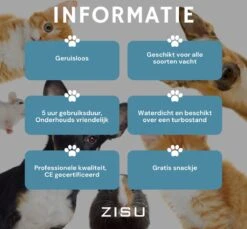 Hondentondeuse - Hondentrimmer - Dieren Tondeuse - Draadloos - 4 Opzetkammen - INCLUSIEF SNACKJE - Zwart -Honden Benodigdheden Verkoop 1200x1112 1