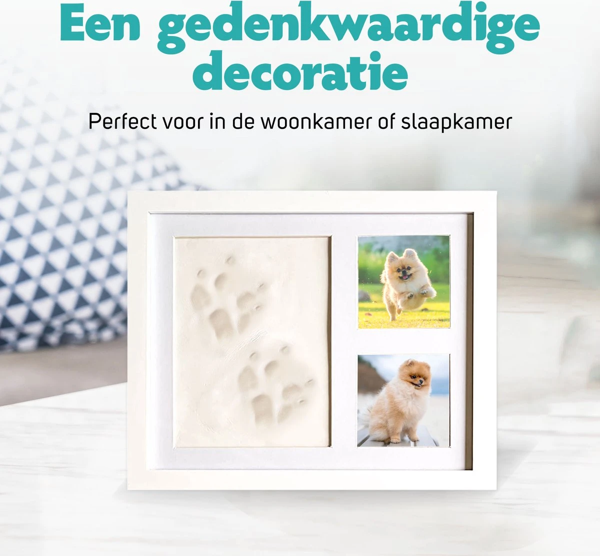 Honden Fotolijst Met Kleiafdruk - Gipsafdruk - Speelgoed Voor Dieren - Pootafdruk Hond - Puppy Speelgoed - Gipsafdruk Huisdier 9 Honden Fotolijst Met Kleiafdruk - Gipsafdruk - Speelgoed Voor Dieren - Pootafdruk Hond - Puppy Speelgoed - Gipsafdruk Huisdier - Afbeelding 7