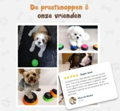 Praatknop Hond – Set Van 4 - Honden Speelgoed – Honden Training – Dogbuttons – Huisdier – Puppy Training - Hondenspeelgoed Intelligentie - Hond Opvoeden -Honden Benodigdheden Verkoop 1200x1113 12