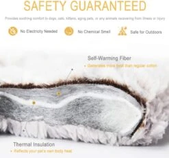 Merkloos Zelfverwarmende Dierendeken Zonder Stroom Thermo Deken Hond Kat Inclusief Adreslabel 70 X 47 Cm -Honden Benodigdheden Verkoop 1200x1118 11