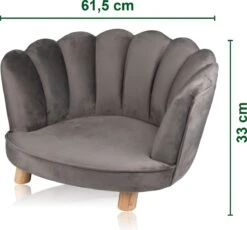 Maxxpro Katten- En Hondenstoel - Grijs - Verhoogd Met Houten Poten - Fluweel Materiaal - 61.5 X 52 X 33 CM - Huisdieren Tot 80 KG 15 Maxxpro Katten- En Hondenstoel - Grijs - Verhoogd Met Houten Poten - Fluweel Materiaal - 61.5 X 52 X 33 CM - Huisdieren Tot 80 KG -Honden Benodigdheden Verkoop 1200x1119 3