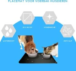 Winkrs - Placemat Voor Voerbak Van Hond Of Kat Huisdieren - Zwart Siliconen Waterdicht 9 Winkrs - Placemat Voor Voerbak Van Hond Of Kat Huisdieren - Zwart Siliconen Waterdicht -Honden Benodigdheden Verkoop 1200x1124 12
