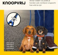KCMultisupplies Dubbele Hondenriem Voor 2 Honden - Duo Hondenlijn Voor Hond - 120cm - Hondenleiband Riem -Honden Benodigdheden Verkoop 1200x1130 5