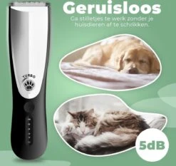 Essential Goods Professionele Hondentondeuse – Hondentrimmer - Draadloos – Opzet Kammen – Dik/Dunne Vacht - Honden/Katten - Zwart/Zilver -Honden Benodigdheden Verkoop 1200x1131 1
