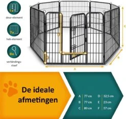 Sens Design Hondenren - Puppyren - Hondenbench -Honden Benodigdheden Verkoop 1200x1132 3