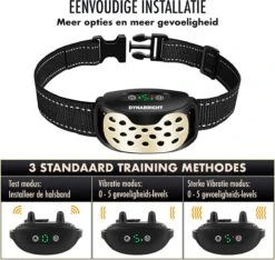 DynaBright Anti Blafband Voor Honden - 3-70KG - Diervriendelijk - Zonder Schok - Vibratie En Audio - Anti Blaf Band -Honden Benodigdheden Verkoop 1200x1136 13