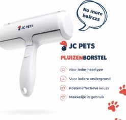 JC Pets Premium Pluizenborstel - Huisdierhaar Verwijderaar – Pluizenverwijderaar – Honden En Kattenhaar Verwijderaar - Ontpluizer - Pluizenroller 17 JC Pets Premium Pluizenborstel - Huisdierhaar Verwijderaar – Pluizenverwijderaar – Honden En Kattenhaar Verwijderaar - Ontpluizer - Pluizenroller -Honden Benodigdheden Verkoop 1200x1137 3