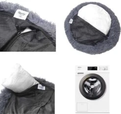 Hondenmand Donut – 70 Cm - Honden Mand – Pluche – Fluffy – Extra Zacht - Kattenmand - Hondenkussen – Kattenkussen – Bed - Wasbaar Met Rits – Hondenmanden – Rond – Bank – Grijs - Qwality 19 Hondenmand Donut – 70 Cm - Honden Mand – Pluche – Fluffy – Extra Zacht - Kattenmand - Hondenkussen – Kattenkussen – Bed - Wasbaar Met Rits – Hondenmanden – Rond – Bank – Grijs - Qwality -Honden Benodigdheden Verkoop 1200x1139 3