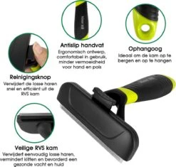 Mister Mill Trimhark - Hondenkam Kattenkam - Dierenkam 6,6 CM 13 Mister Mill Trimhark - Hondenkam Kattenkam - Dierenkam 6,6 CM -Honden Benodigdheden Verkoop 1200x1143 12