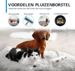 Luxgoods Huisdierhaar Verwijderaar - Blauw - Kunststof- Huisdierhaar Verwijderaar - Hondenhaar - Pluizenborstel -Honden Benodigdheden Verkoop 1200x1146 17