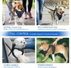 Nobleza 42ZHW - Hondenharnas - Hondentuigje - Anti Trek - S - Zwart 12 Nobleza 42ZHW - Hondenharnas - Hondentuigje - Anti Trek - S - Zwart -Honden Benodigdheden Verkoop 1200x1146 26