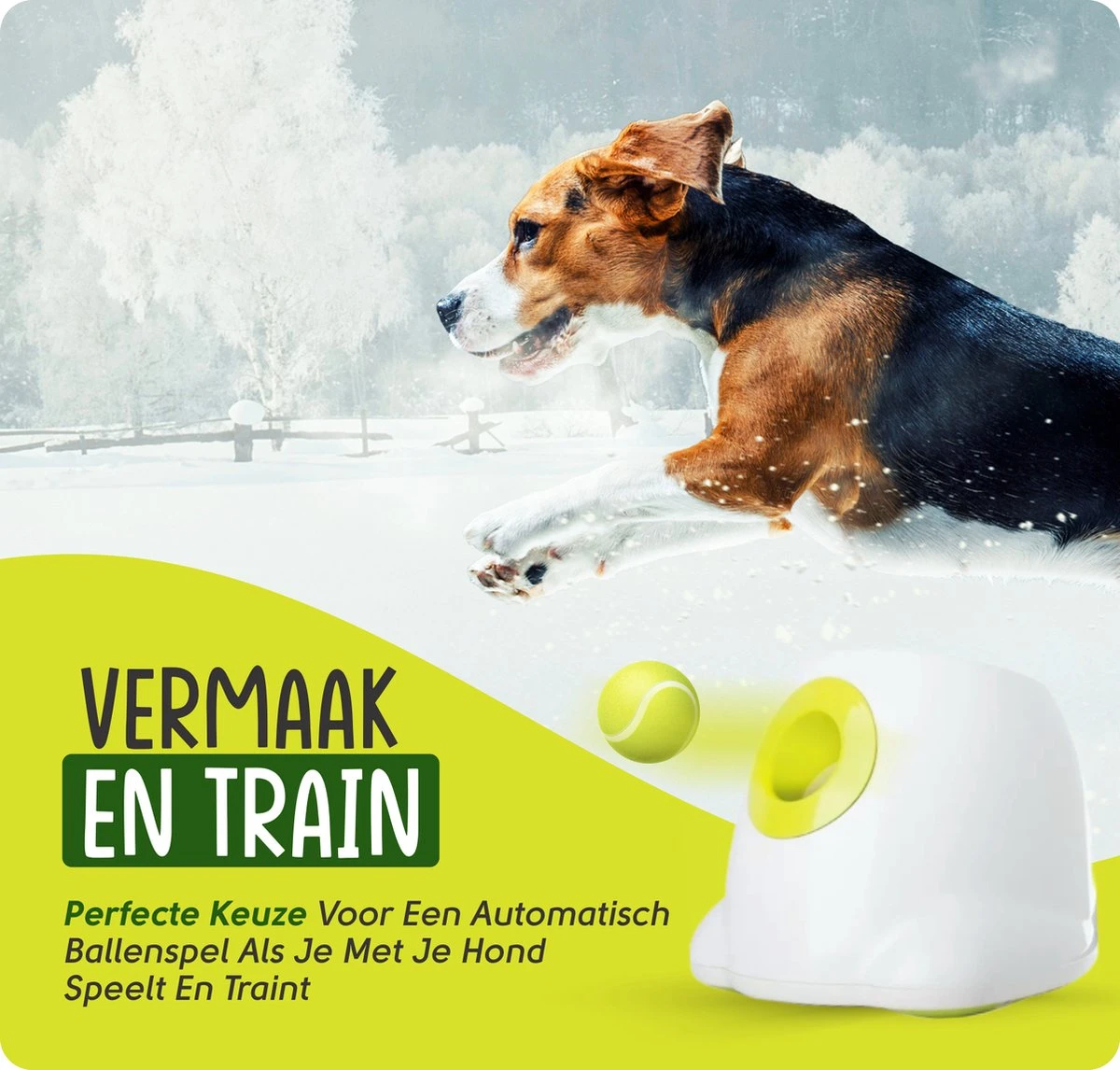 VEDIC® - Automatische Ballenwerper - Hondenspeelgoed - Ballenschieter Voor Honden 9 VEDIC® - Automatische Ballenwerper - Hondenspeelgoed - Ballenschieter Voor Honden - Afbeelding 7