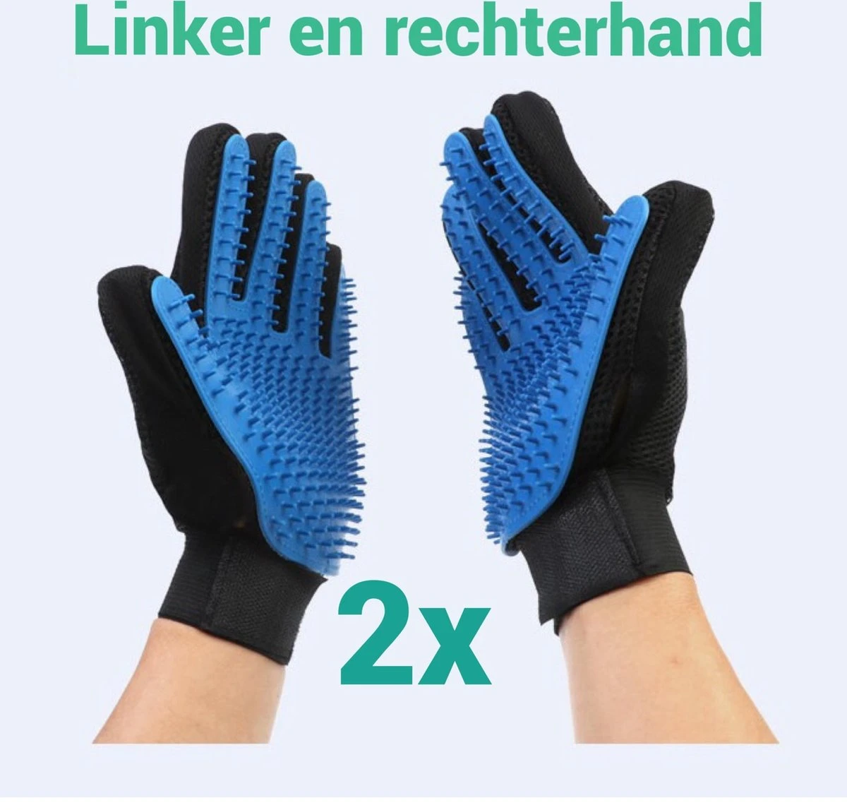 Merkloos Vachtverzorgingshandschoenen Kat En Hond - Huisdieren Handschoen - 2 Stuks 4 Merkloos Vachtverzorgingshandschoenen Kat En Hond - Huisdieren Handschoen - 2 Stuks - Afbeelding 2