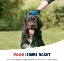 Merkloos Vachtverzorgingshandschoen -Honden Benodigdheden Verkoop 1200x1149