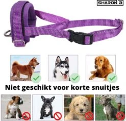 Sharon B Muilkorf Paars Maat M - Fleece - Wasbaar - Reflecterend -Honden Benodigdheden Verkoop 1200x1149 3