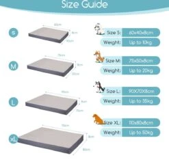 Nobleza Orthopedische Hondenkussen Wasbaar - Hondenbed - Maat XL: 110 X 80 X 8 Cm - Grijs 12 Nobleza Orthopedische Hondenkussen Wasbaar - Hondenbed - Maat XL: 110 X 80 X 8 Cm - Grijs -Honden Benodigdheden Verkoop 1200x1150 11