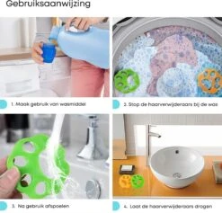 CaseProtect HG - 2 Stuks Haarverwijderaar Voor Katten En Honden - Eenvoudig Haren Verwijderen In Wasmachine En Droger - Kattenhaar En Hondenhaar - Anti Haren - Pluizenverwijderaar En Dierenhaar Verwijderaar Voor Kleding -Honden Benodigdheden Verkoop 1200x1152 3