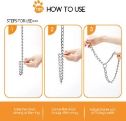 Nobleza Slipketting Hond - Sliphalsband - Trainingshalsband - Hondenketting - Maat L -Honden Benodigdheden Verkoop 1200x1155 9