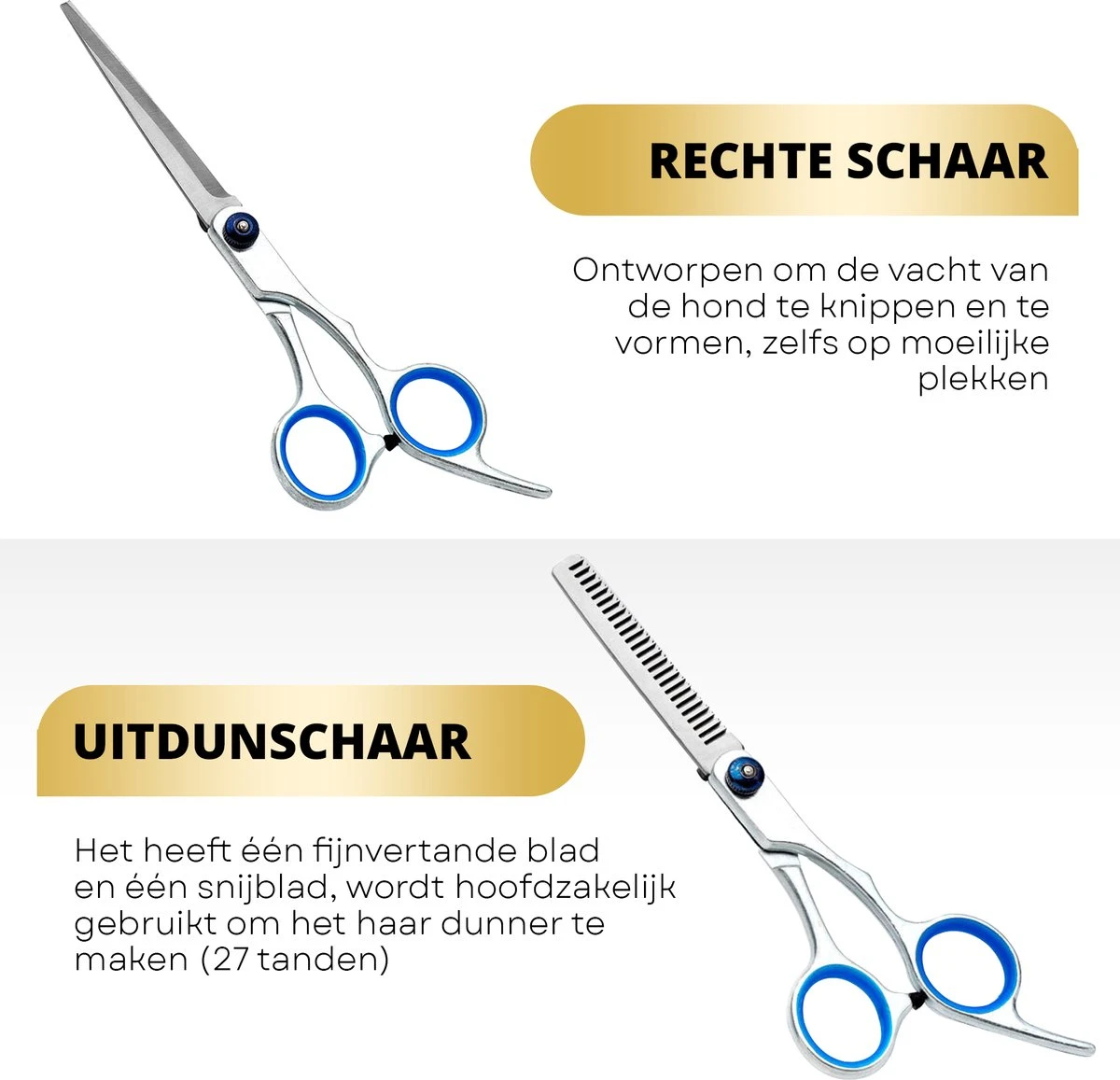 BeautyFit - 16-delig Hondentondeuse Set - Professionele Honden Trimset - Dieren Tondeuse Voor Dikke Vacht - Meest Complete Set - Inclusief 4 Opzetkammen - Hondenschaar - Mist Verstuiver - Handschoen Borstel - Nagelknipper 7 BeautyFit - 16-delig Hondentondeuse Set - Professionele Honden Trimset - Dieren Tondeuse Voor Dikke Vacht - Meest Complete Set - Inclusief 4 Opzetkammen - Hondenschaar - Mist Verstuiver - Handschoen Borstel - Nagelknipper - Afbeelding 5