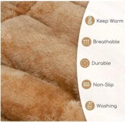 Nobleza Benchkussen - Dierenkussen - Hondenkussen - Kattenkussen - Benchmat - Dierenmat - Hondenmat - Kattenmat - Bruin - Maat S -Honden Benodigdheden Verkoop 1200x1158 6