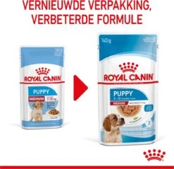 Royal Canin Shn Medium Puppy Pouch - Hondenvoer - 10 X 140 G -Honden Benodigdheden Verkoop 1200x1159 20