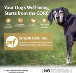 Wellness Core Grain Free Dog Senior Original Kalkoen&Kip - Hondenvoer - 10 Kg 12 Wellness Core Grain Free Dog Senior Original Kalkoen&Kip - Hondenvoer - 10 Kg -Honden Benodigdheden Verkoop 1200x1161 2