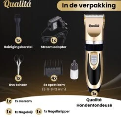 Merkloos Professionele Honden Tondeuse Set - Tondeuse Voor Huisdier Honden En Katten - Hondentrimmer - Hondentondeuse 18 Merkloos Professionele Honden Tondeuse Set - Tondeuse Voor Huisdier Honden En Katten - Hondentrimmer - Hondentondeuse -Honden Benodigdheden Verkoop 1200x1163 5