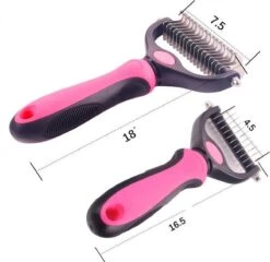 Hondenborstel - Dubbelzijdig Ontharing Tool - Herbruikbare Honden & Kattenvachtkam - Huisdier Grooming - 1 Stuk - Groen -Honden Benodigdheden Verkoop 1200x1164 4