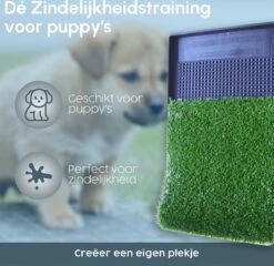Merkloos Gtrise Hondentoilet Met 2 Matten - Out/Indoor - Zindelijkheidstraining Ebook - Dieren Wc -Honden Benodigdheden Verkoop 1200x1164 8