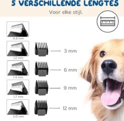 Pawwy Dieren Tondeuse Set Draadloos Voor Honden En Katten – Voor Dikke Vacht - Hondentondeuse – Hondentrimmer - Scheerapparaat - Goud 19 Pawwy Dieren Tondeuse Set Draadloos Voor Honden En Katten – Voor Dikke Vacht - Hondentondeuse – Hondentrimmer - Scheerapparaat - Goud -Honden Benodigdheden Verkoop 1200x1165 8