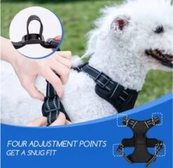 Nobleza 42ZHX - Hondenharnas - Hondentuigje - Anti Trek - M - Zwart -Honden Benodigdheden Verkoop 1200x1166 19