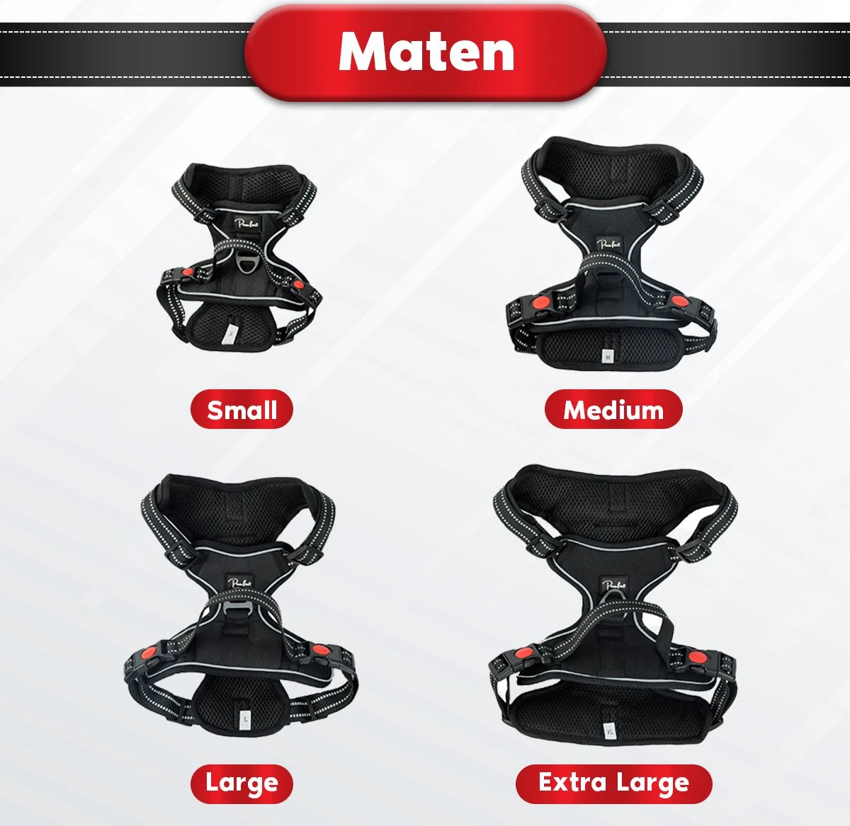 Purrr Fect Hondentuigje - Anti-Trek Tuig - Hondenharnas - Y Tuig Hond - Waterproof - Reflecterend - Verstelbaar - Maat M 10 Purrr Fect Hondentuigje - Anti-Trek Tuig - Hondenharnas - Y Tuig Hond - Waterproof - Reflecterend - Verstelbaar - Maat M - Afbeelding 8