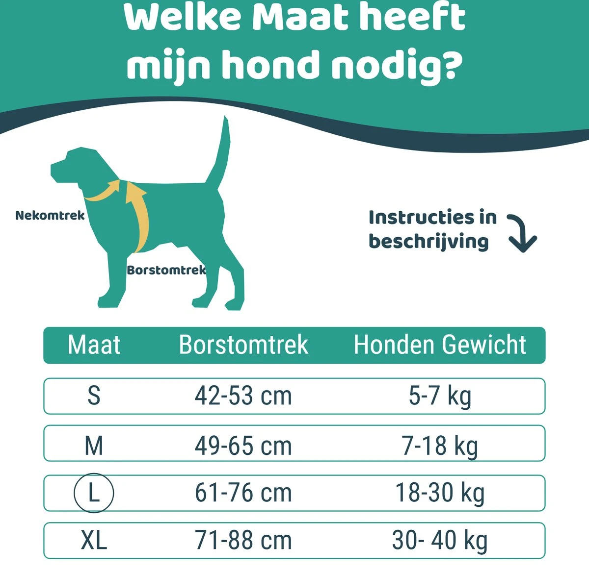 Mmoods Hondentuigje Grijs - Anti-Trek Tuig - Hondenharnas Voor Grote Honden- Reflecterende Halsband Hond - Hondenhalsband Maat L 7 Mmoods Hondentuigje Grijs - Anti-Trek Tuig - Hondenharnas Voor Grote Honden- Reflecterende Halsband Hond - Hondenhalsband Maat L - Afbeelding 5