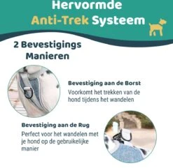 Mmoods Hondentuigje Grijs - Anti-Trek Tuig Voor Puppy's - Hondenharnas Voor Kleine Honden - Reflecterende Halsband Hond - Hondenhalsband Maat S -Honden Benodigdheden Verkoop 1200x1169 8