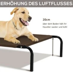 PawHut Hondenstretcher XL 110x68x19 Cm. Bruin / Grijs -Honden Benodigdheden Verkoop 1200x1171 10