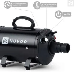 Nuvoo Professionele Hondenföhn / Waterblazer / Hondenborstel Met 3 Opzetstukken - Verstelbare Vermogen Tot 2200W - Warme / Koude Stand - Zwart 13 Nuvoo Professionele Hondenföhn / Waterblazer / Hondenborstel Met 3 Opzetstukken - Verstelbare Vermogen Tot 2200W - Warme / Koude Stand - Zwart -Honden Benodigdheden Verkoop 1200x1171 4