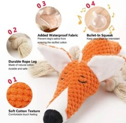 BoDutch Honden Knuffel - Vos - Puppyknuffel - Knisperoortjes - Met Piep - Oranje - 36 Cm - Hondenspeelgoed 18 BoDutch Honden Knuffel - Vos - Puppyknuffel - Knisperoortjes - Met Piep - Oranje - 36 Cm - Hondenspeelgoed -Honden Benodigdheden Verkoop 1200x1172 14