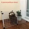 Merkloos Opvouwbare Hond Hek Gates -Hond Hek-Hond Kat Bewaker - Gemakkelijk Behuizing Hondenhekken-Kennel Huis Oefening Training-Zonder Deur- 6 STKS Wit -Honden Benodigdheden Verkoop 1200x1172 6