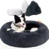 RK® Donut Hondenmand - Zacht Pluche Hondenmand - Hondenbed - 70cm - Hondenkussen - Kattenmand - Grijs Grey -Honden Benodigdheden Verkoop 1200x1172 9