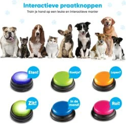 BFreshPets Praatknop Voor Honden - 6 Stuks - Dogbuttons - Hondenspeelgoed - Honden Training - Laat Uw Huisdier Spreken -Honden Benodigdheden Verkoop 1200x1175 12